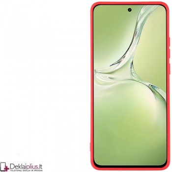 Liquid Air guminis raudonas dėklas - su kameros apsauga (Oneplus Nord Ce4 Lite)